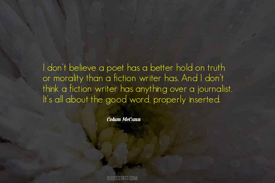 Truth Or Fiction Quotes #950495