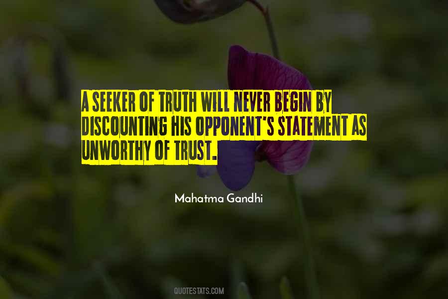 Truth Seeker Quotes #450313