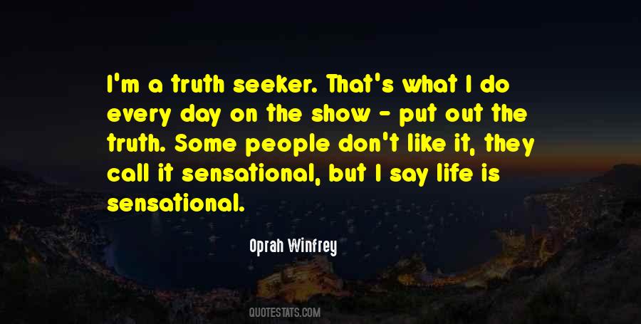 Truth Seeker Quotes #803075