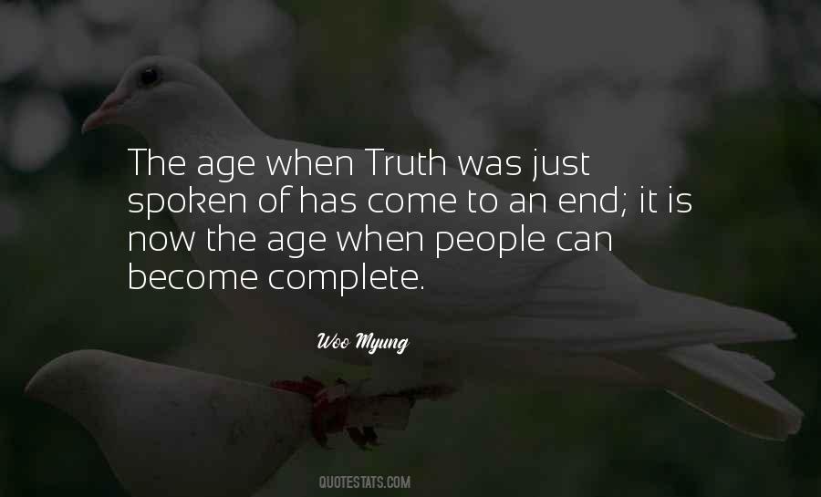 Truth Spoken Quotes #70058