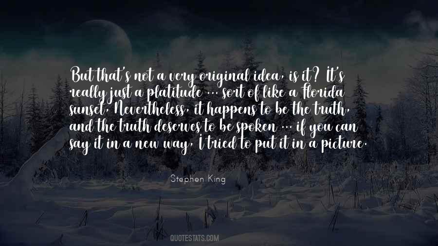 Truth Spoken Quotes #785078