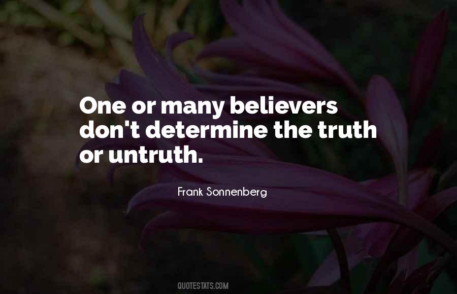 Truth Untruth Quotes #1085683