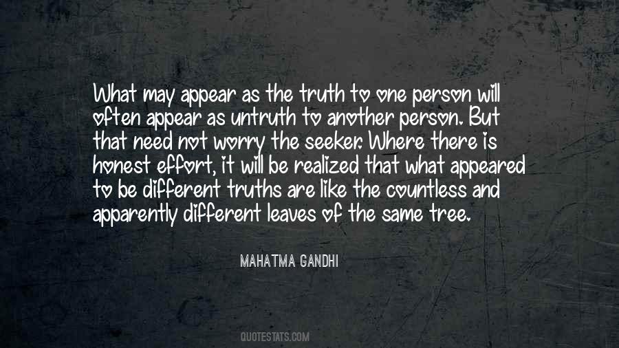 Truth Untruth Quotes #24221