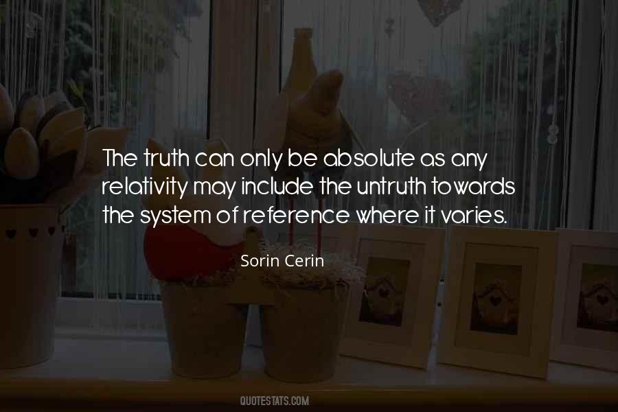 Truth Untruth Quotes #823783