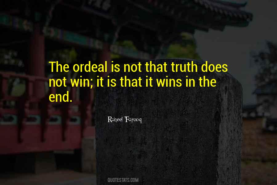 Truth Wins Quotes #137373