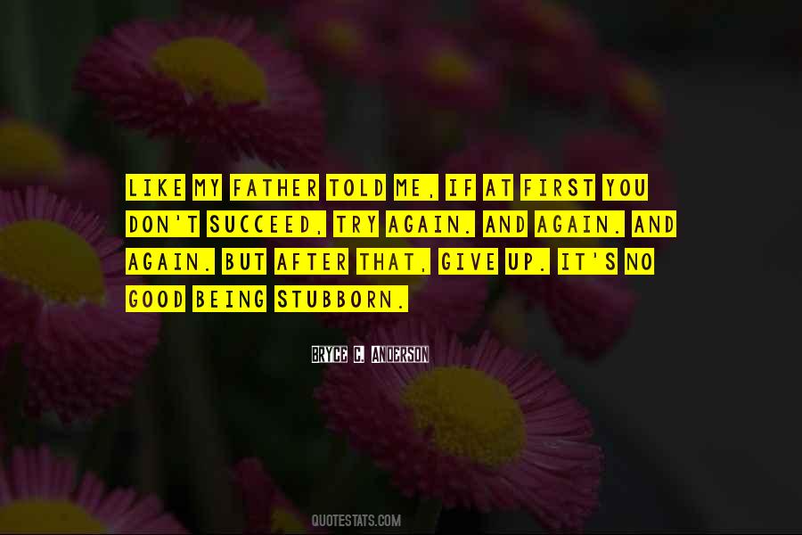 Try Again And Again Quotes #204388