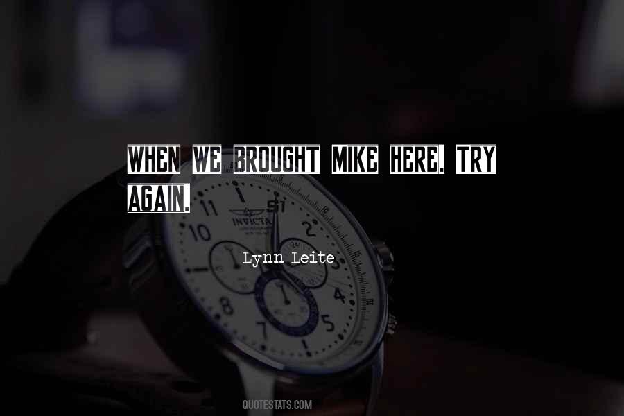 Try Again Quotes #1475129