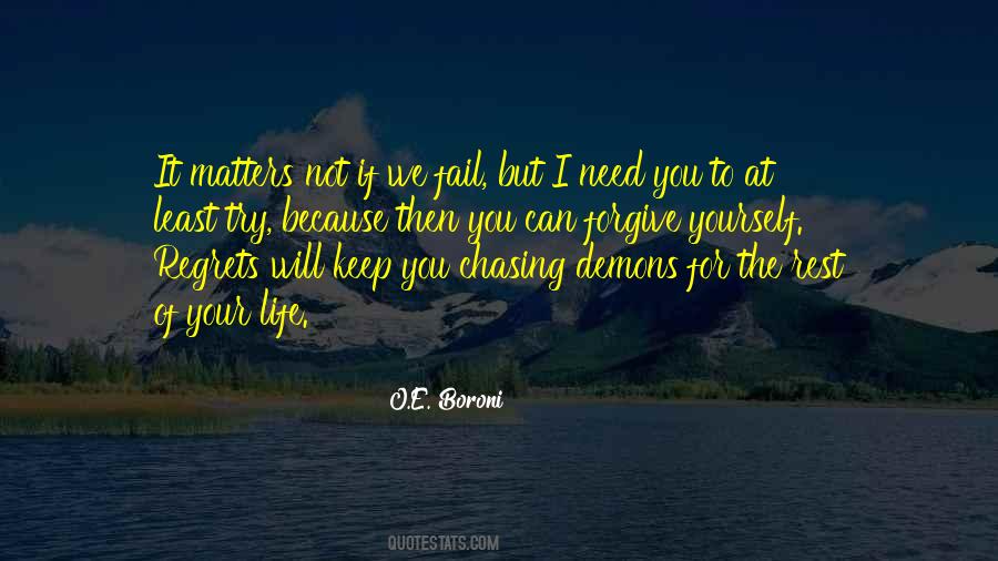 Try But Fail Quotes #463907