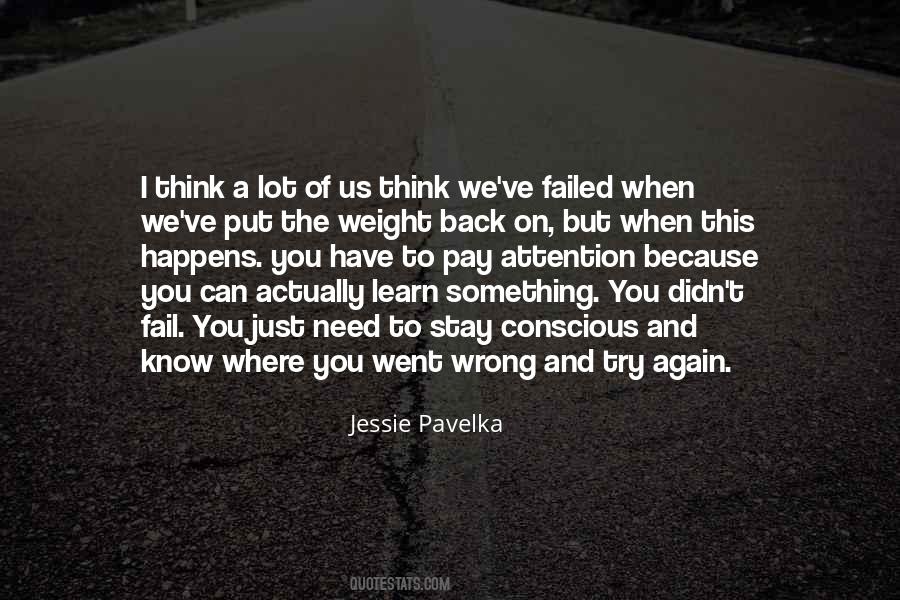 Try But Fail Quotes #561512