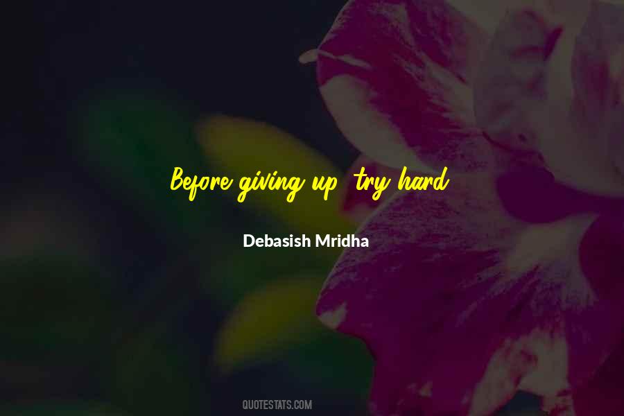 Try Hard Quotes #45207