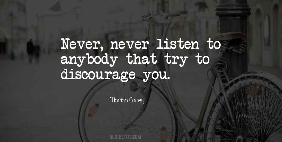 Try To Listen Quotes #399847