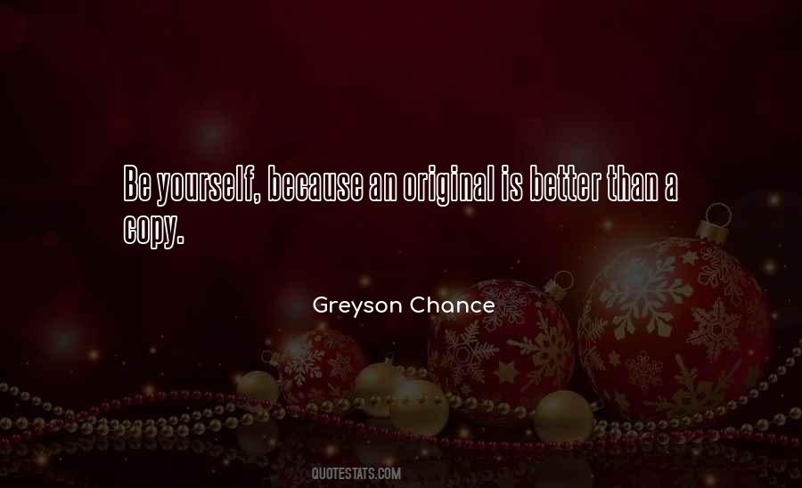 Quotes About Greyson Chance #1744473