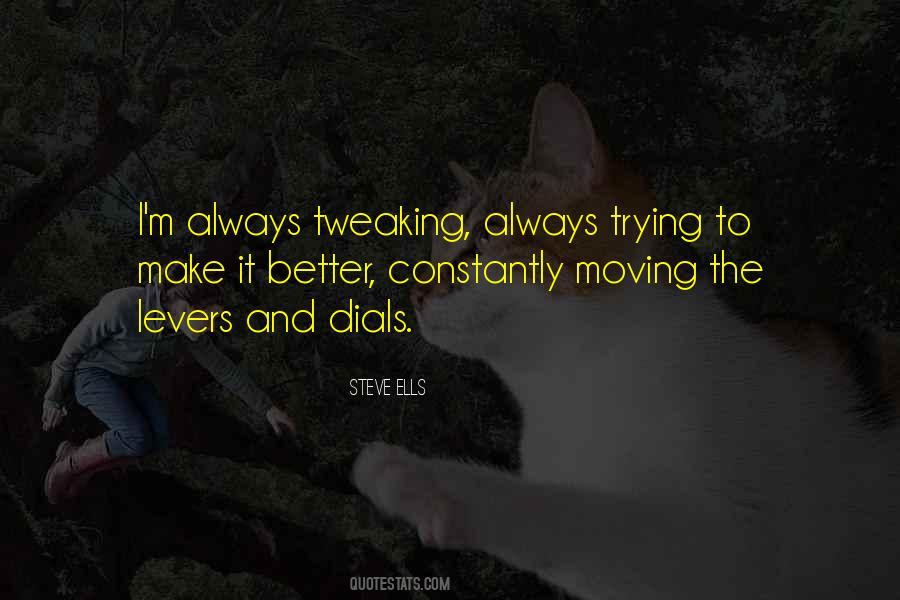 Trying To Make It Better Quotes #1298107