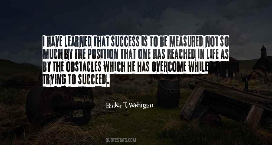 Trying To Succeed Quotes #131909