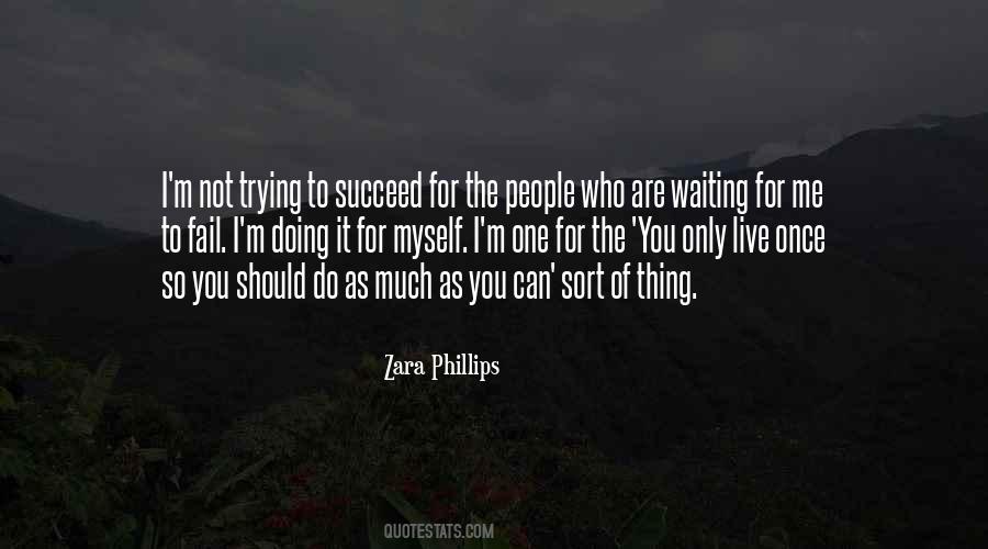 Trying To Succeed Quotes #378031