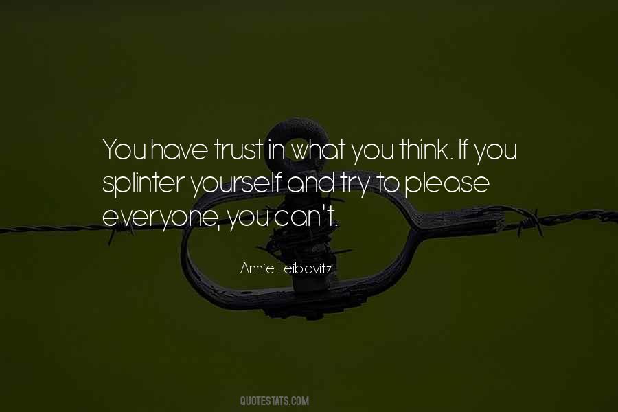 Trying To Trust Quotes #766539