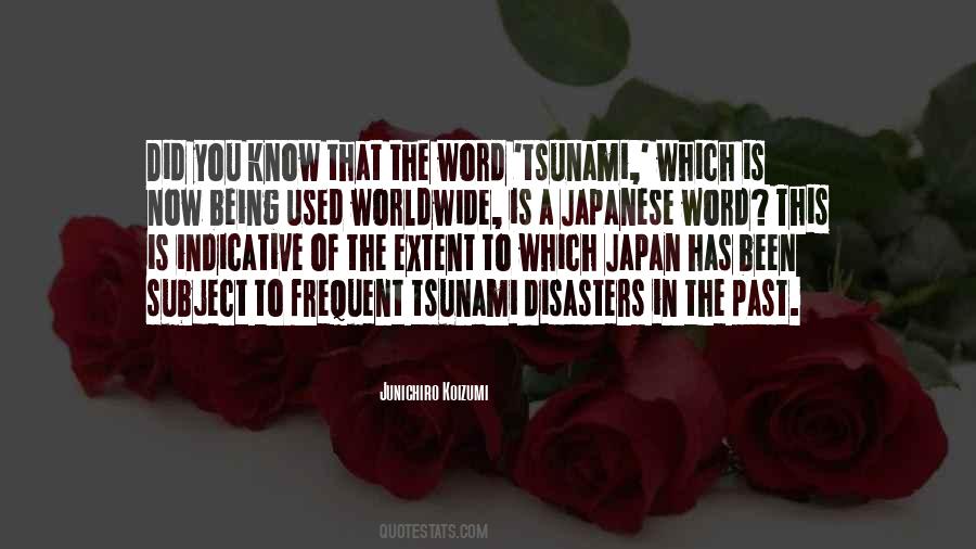 Tsunami Quotes #969788