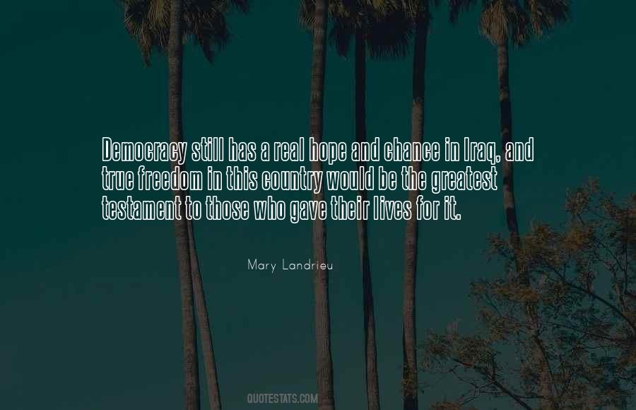 Quotes About Mary Landrieu #219302