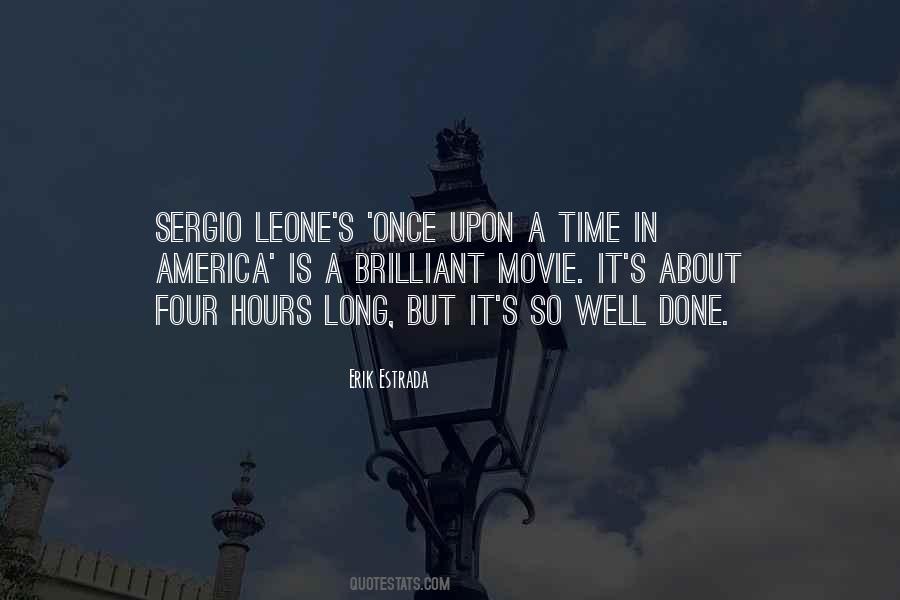 Quotes About Sergio Leone #1339501
