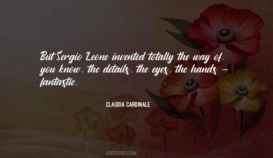 Quotes About Sergio Leone #161831