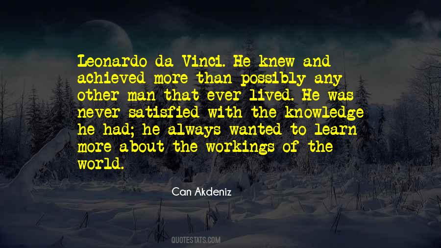 Quotes About Leonardo Da Vinci #1590849
