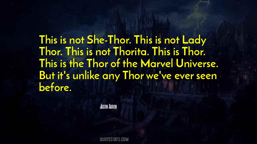 Quotes About Thor #118126