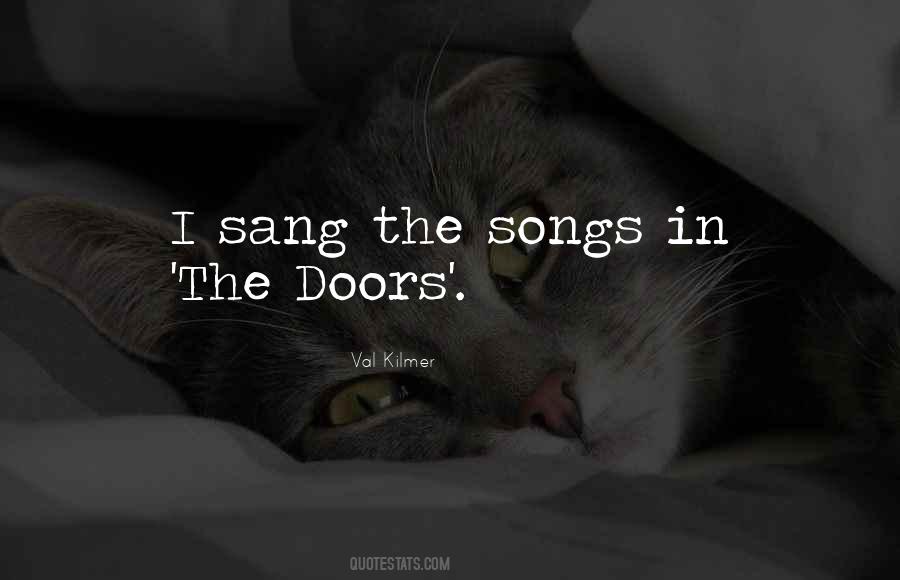 Quotes About The Doors #1389392