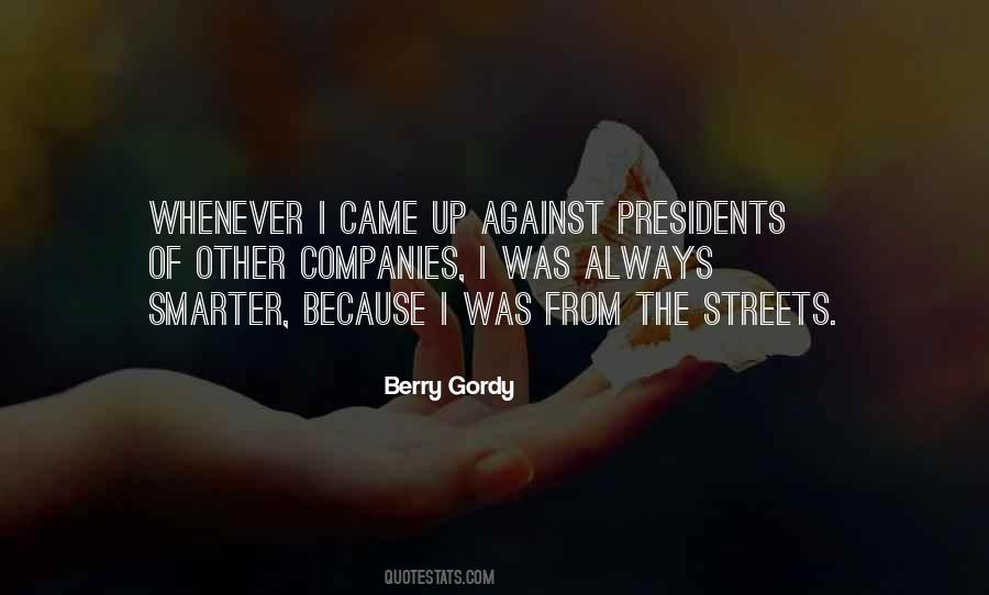 Quotes About Berry Gordy #803293