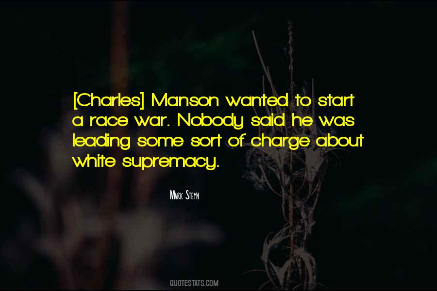 Quotes About Charles Manson #724248