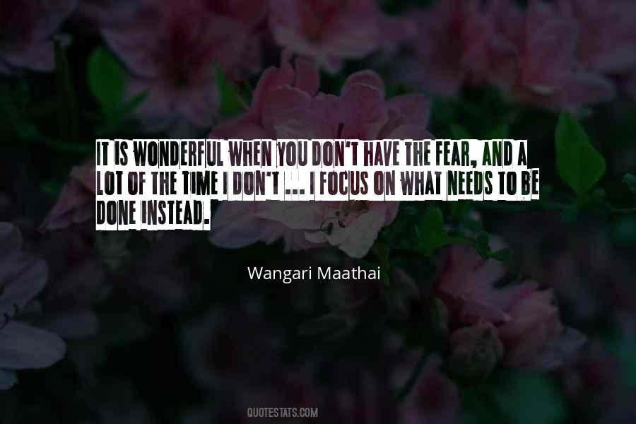 Quotes About Wangari Maathai #1119783