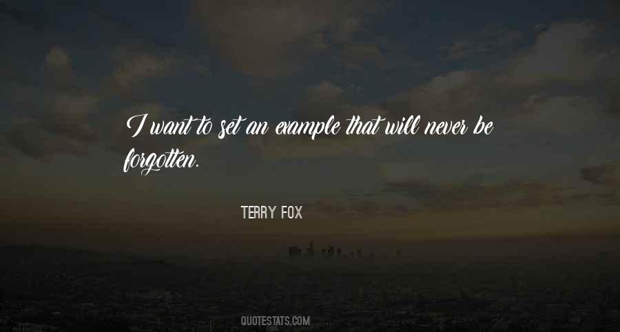 Quotes About Terry Fox #16138