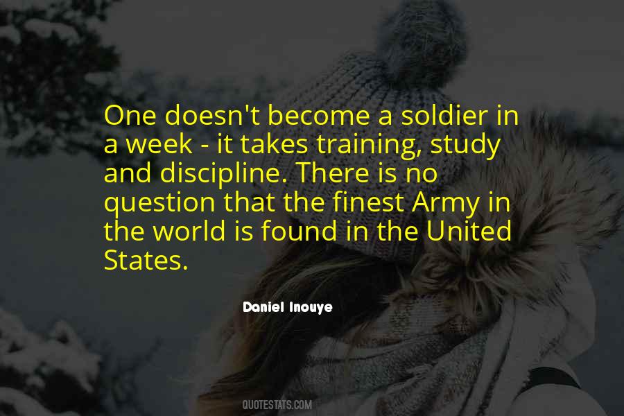 Quotes About Army Discipline #1538243