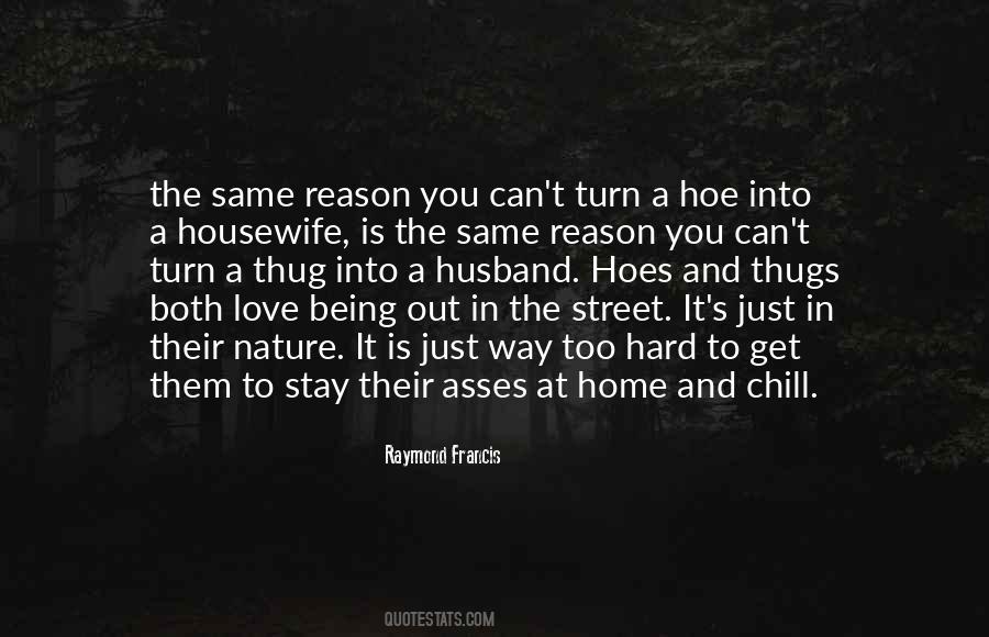 Turn A Hoe Into A Housewife Quotes #1552097