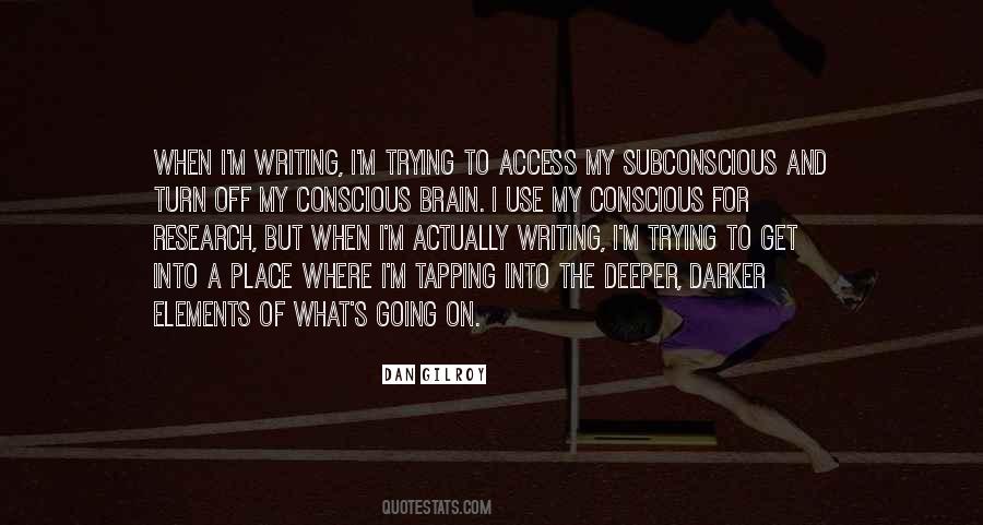 Turn Off My Brain Quotes #1372032