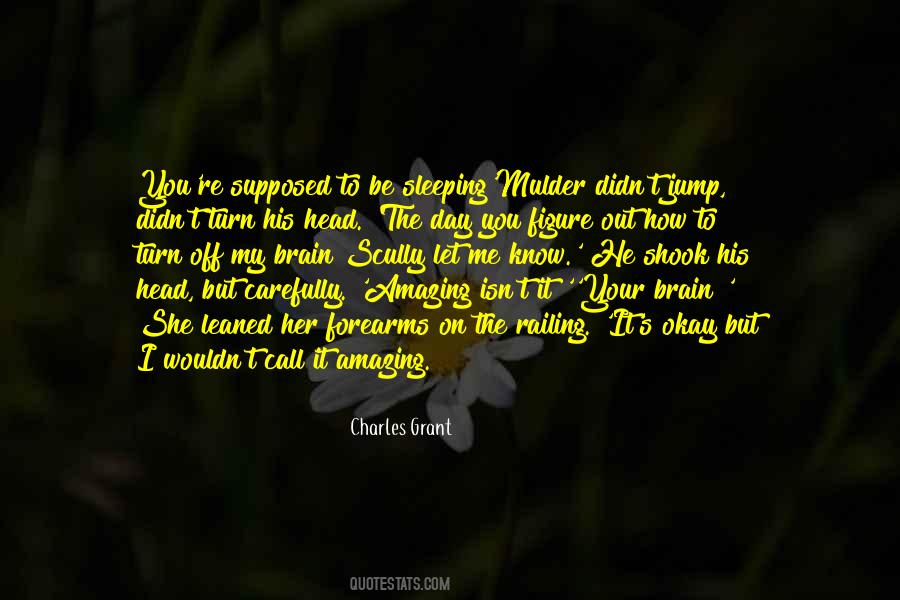 Turn Off My Brain Quotes #1385721