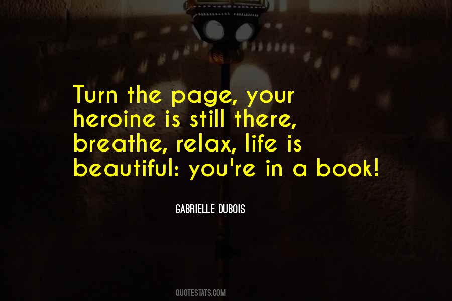 Turn The Page Life Quotes #1171812