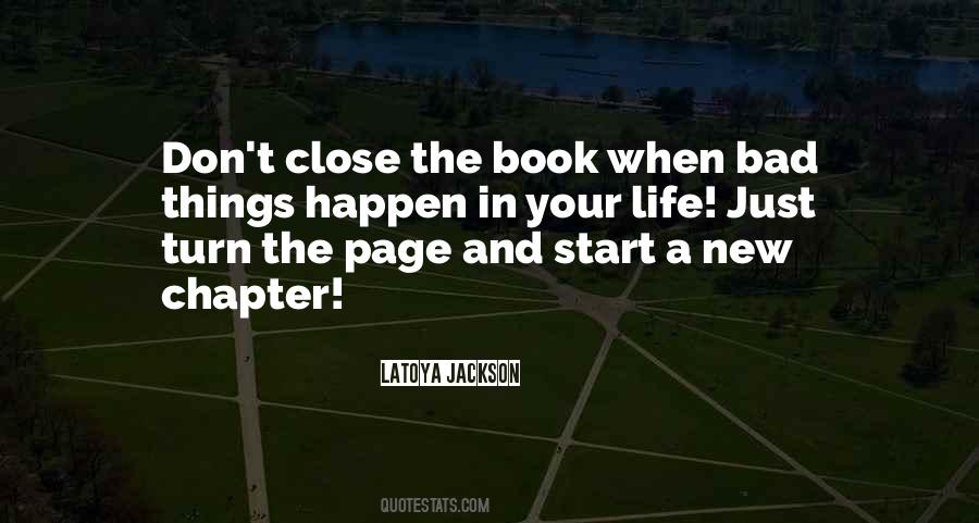 Turn The Page Life Quotes #1632445