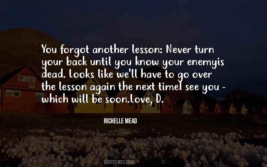 Turn Your Back On Love Quotes #269957