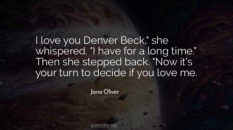 Turn Your Back On Love Quotes #795575