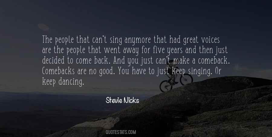 Quotes About Stevie Nicks #799483