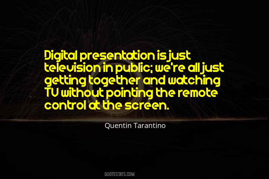 Tv Remote Control Quotes #1047017