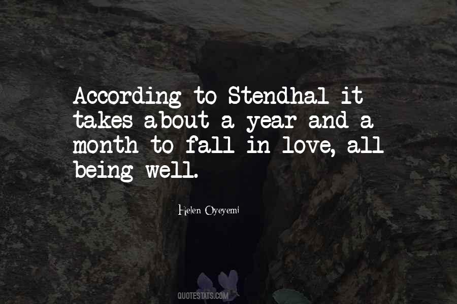 Quotes About Stendhal #485664