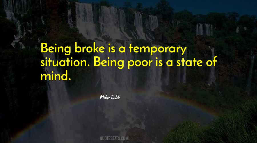 Quotes About Being Broke #1550497