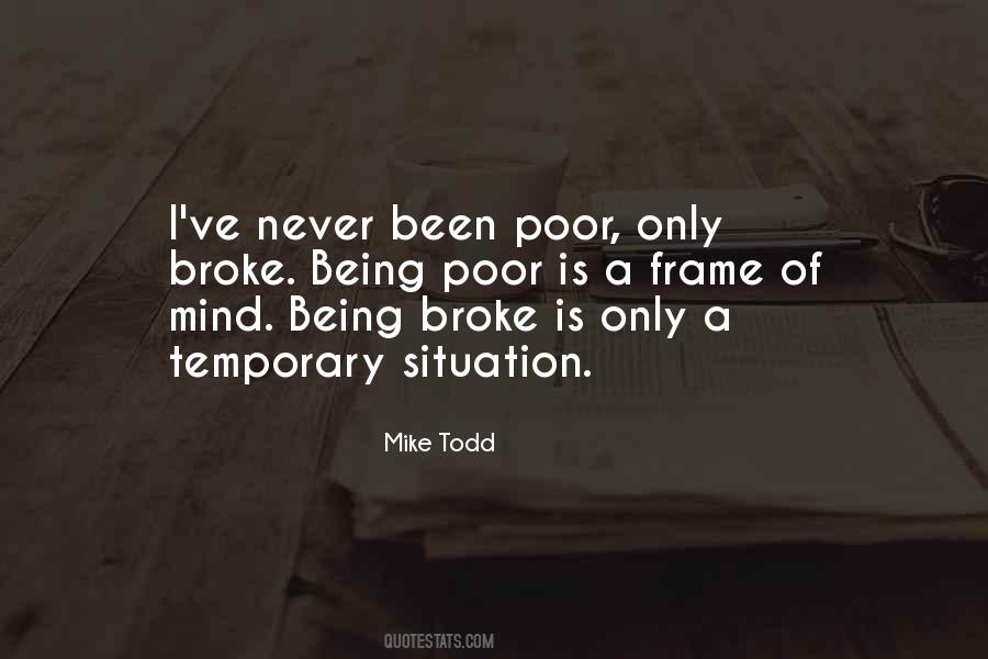 Quotes About Being Broke #185524