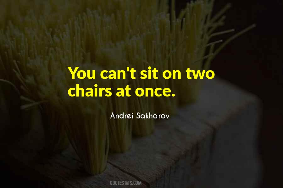 Two Chairs Quotes #60965