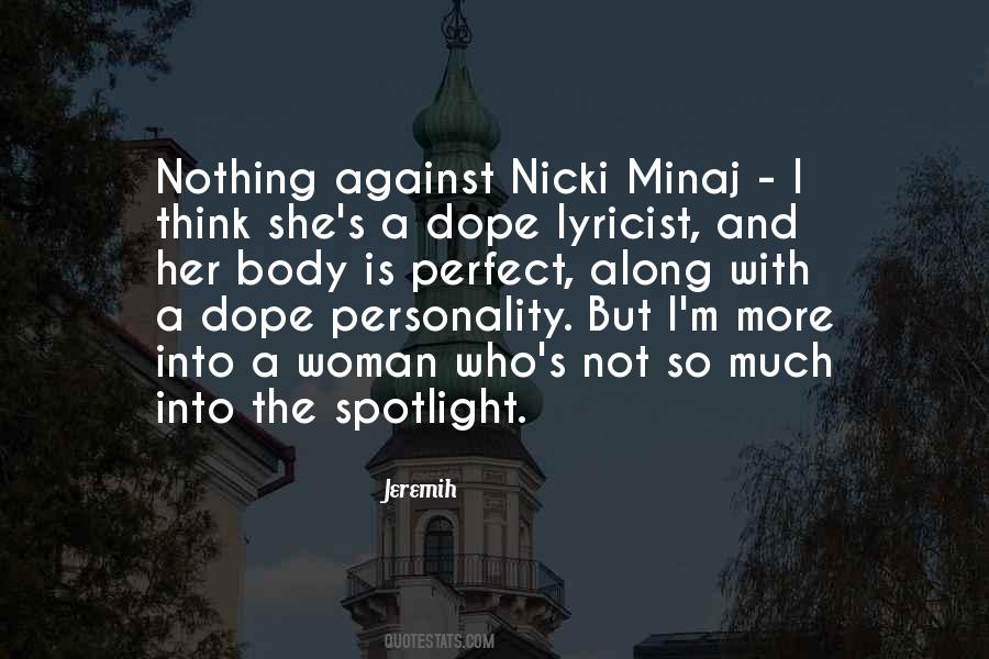 Quotes About Nicki Minaj #1400214