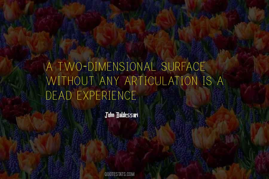 Two Dimensional Quotes #1611668