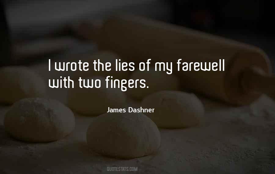 Two Fingers Up Quotes #637870