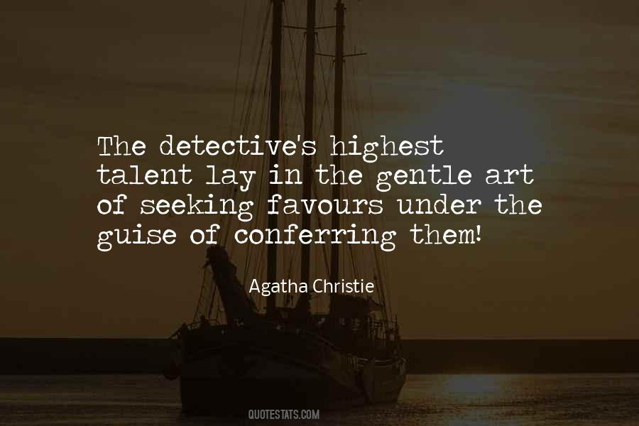 Quotes About Agatha Christie #108174