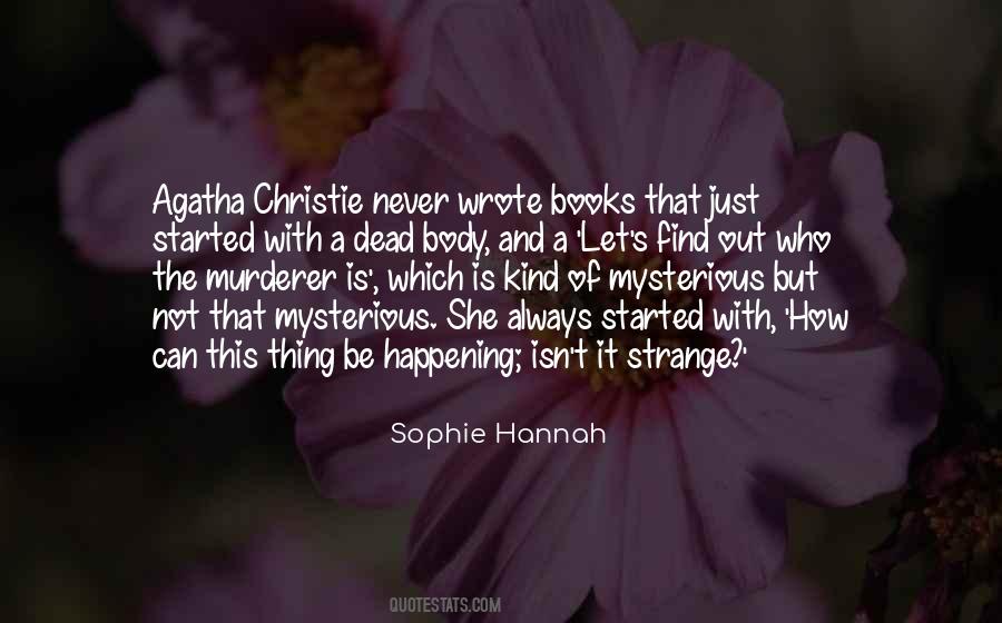 Quotes About Agatha Christie #1435148